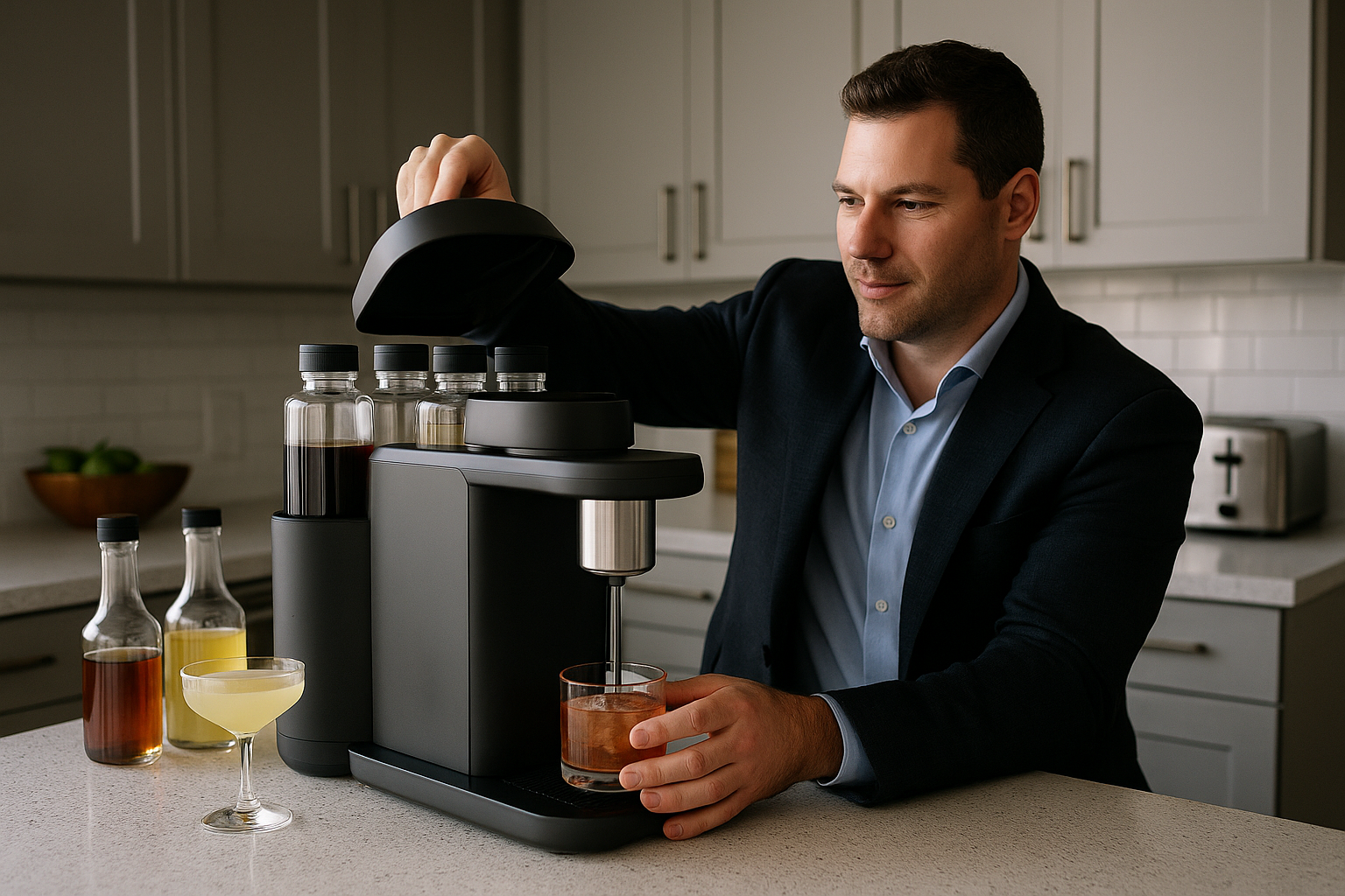 Bartesian CEO Ryan Close Unveils Upgraded Home Cocktail Machine