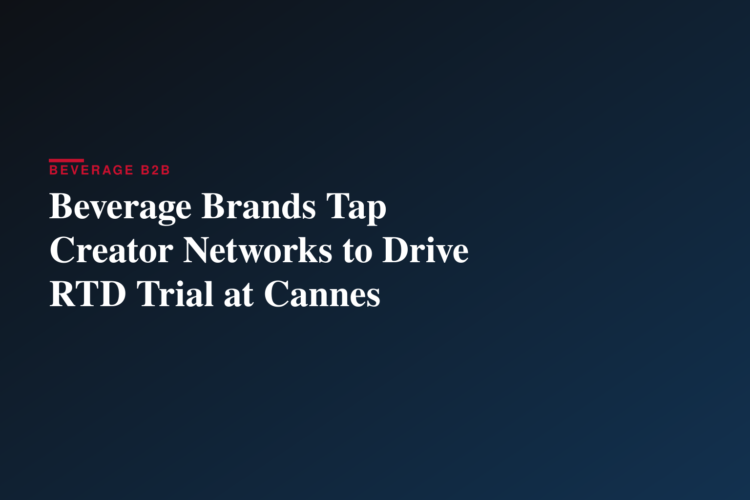 The Creators List launched to Help Brands Connect With Top Creators In Cannes