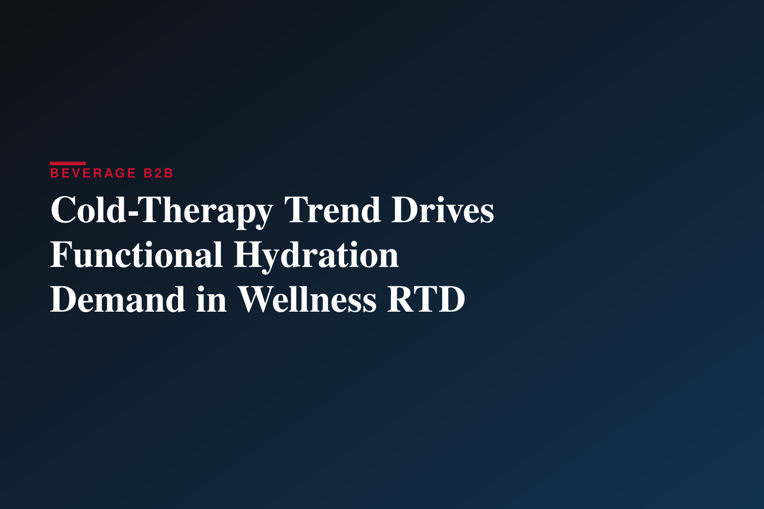 Pleinement Givré Releases Industry Report Examining the Growing Role of Breathwork, Cold Therapy, and Contrast Therapy in Stress Management and Longevity