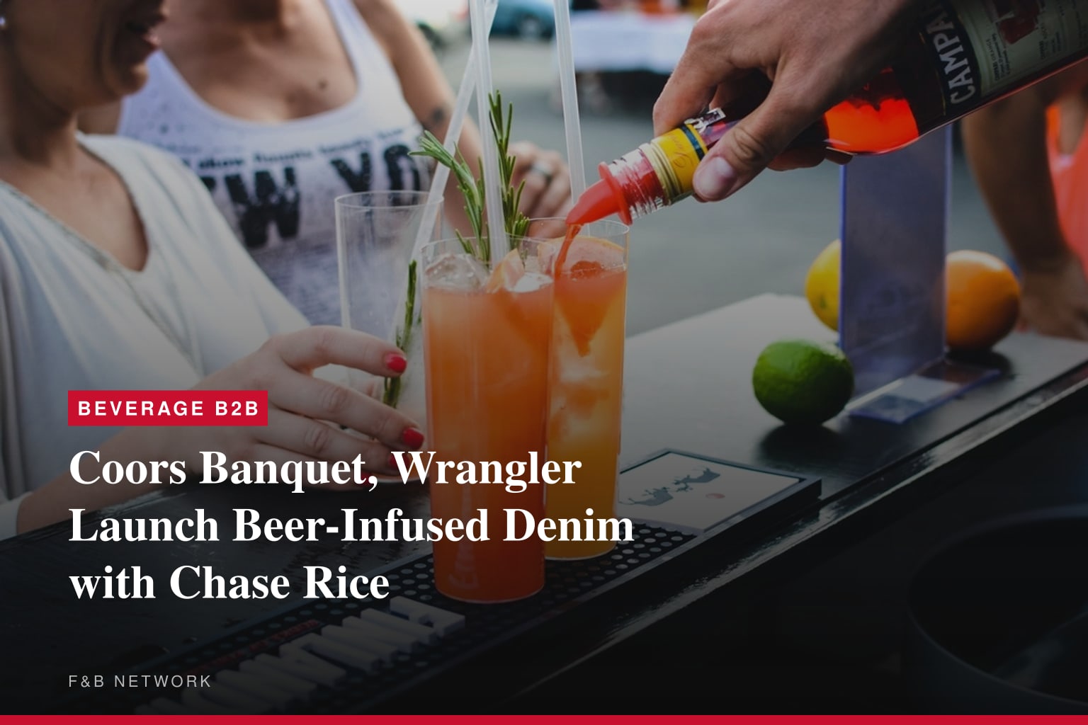 Coors Banquet, Wrangler Launch Beer-Infused Denim with Chase Rice