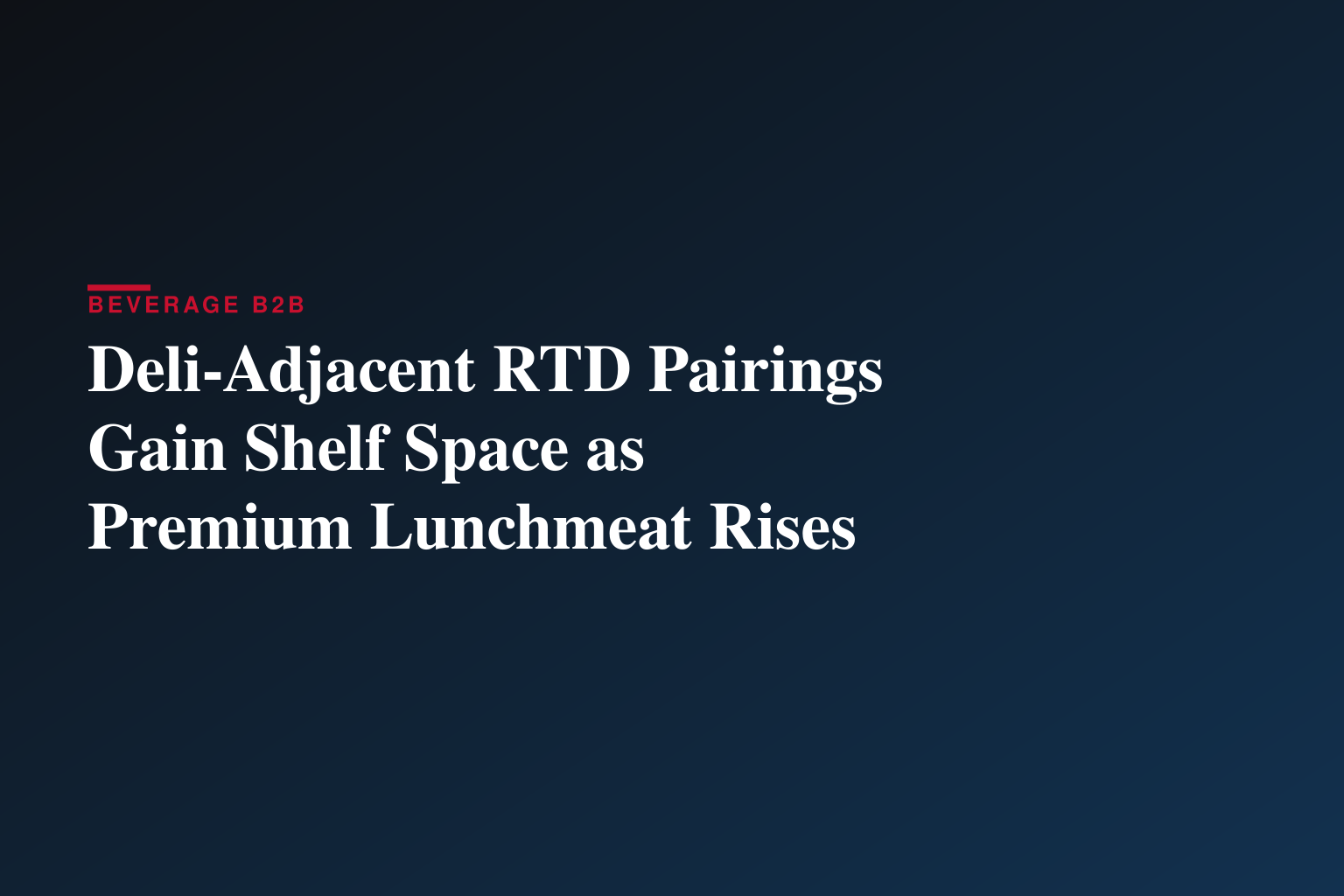 Hillshire Reserve™ Brand Redefines Lunchmeat for More Versatile, Elevated Everyday Eating