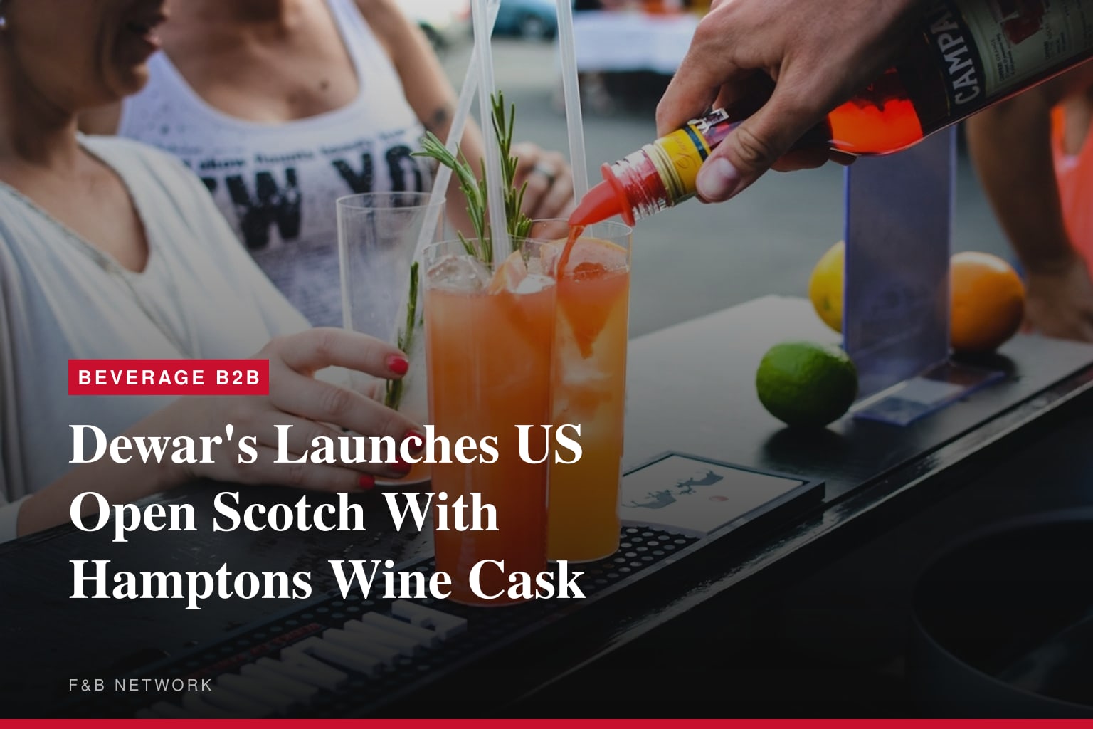 Dewar's Launches US Open Scotch With Hamptons Wine Cask