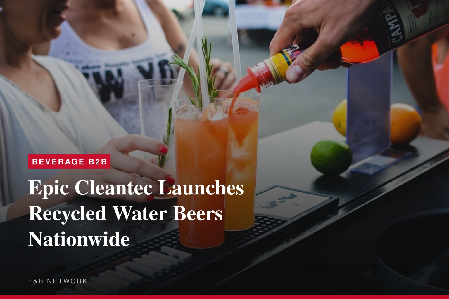 Epic Cleantec Launches Recycled Water Beers Nationwide