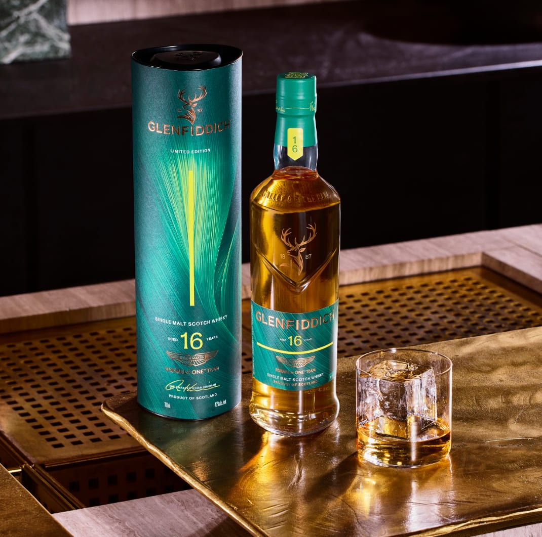 Glenfiddich Launches Second Aston Martin F1 Limited-Edition Whisky