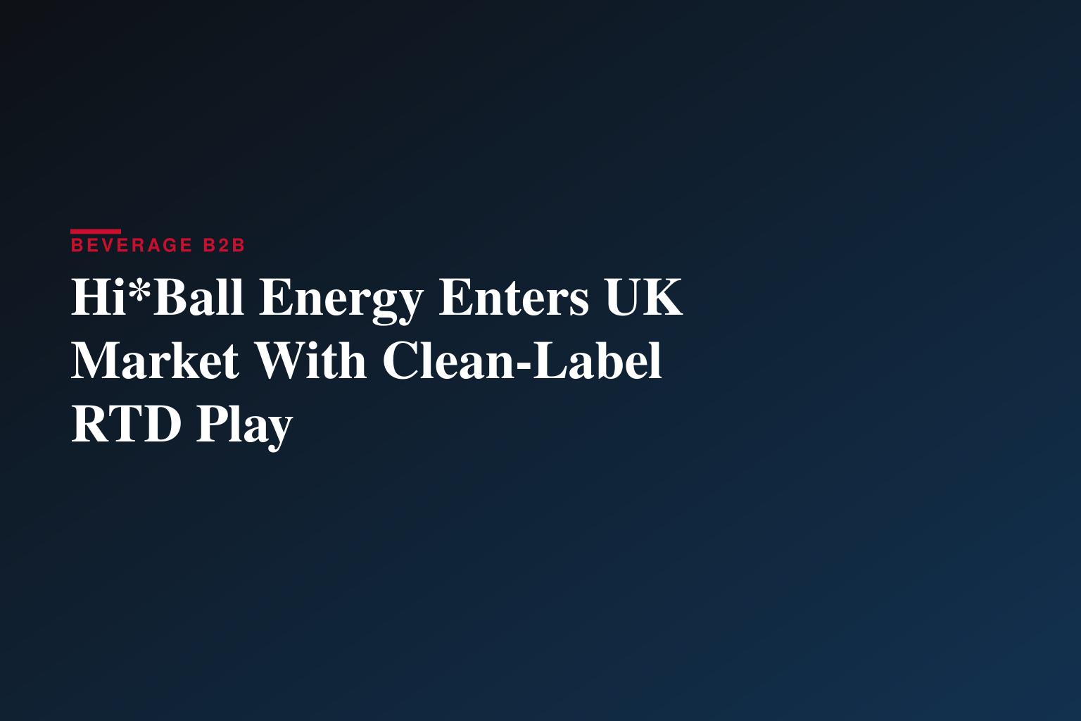 Hi*Ball Energy Arrives in the UK, Leading a New Wave of Clean Energy