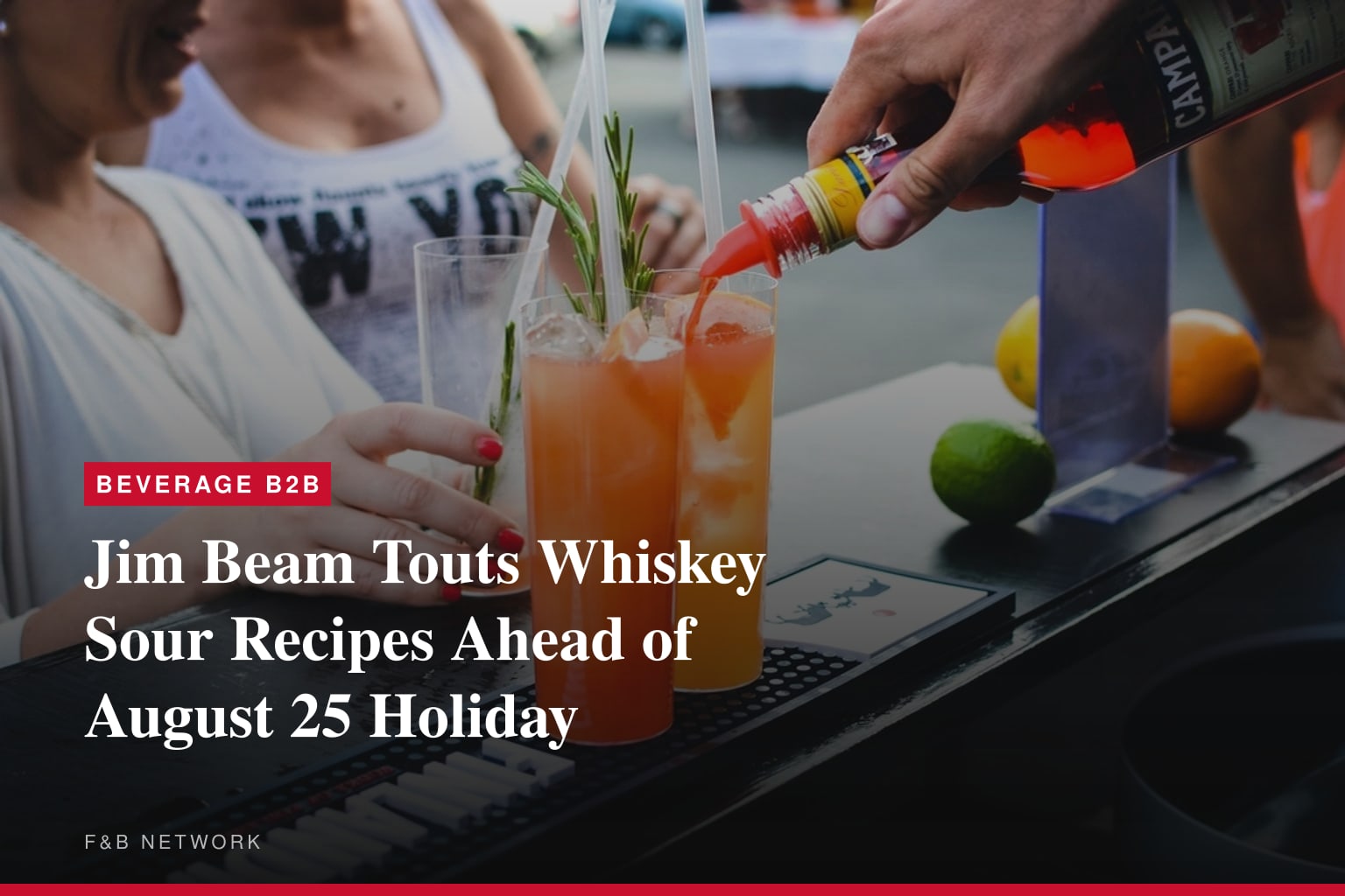 Jim Beam Touts Whiskey Sour Recipes Ahead of August 25 Holiday