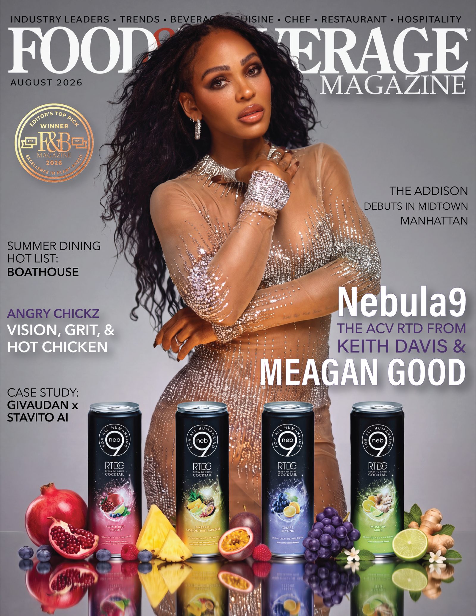 Meagan Good puts the ACV in RTD - August Issue Now Available!!
