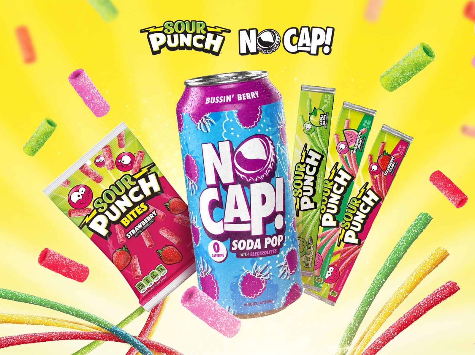 NO CAP! Soda Taps Sour Punch License for Better-for-You Drinks