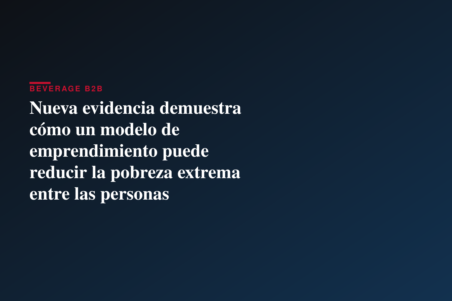 Nueva evidencia demuestra cómo un modelo de emprendimiento puede reducir la pobreza extrema entre las personas refugiadas