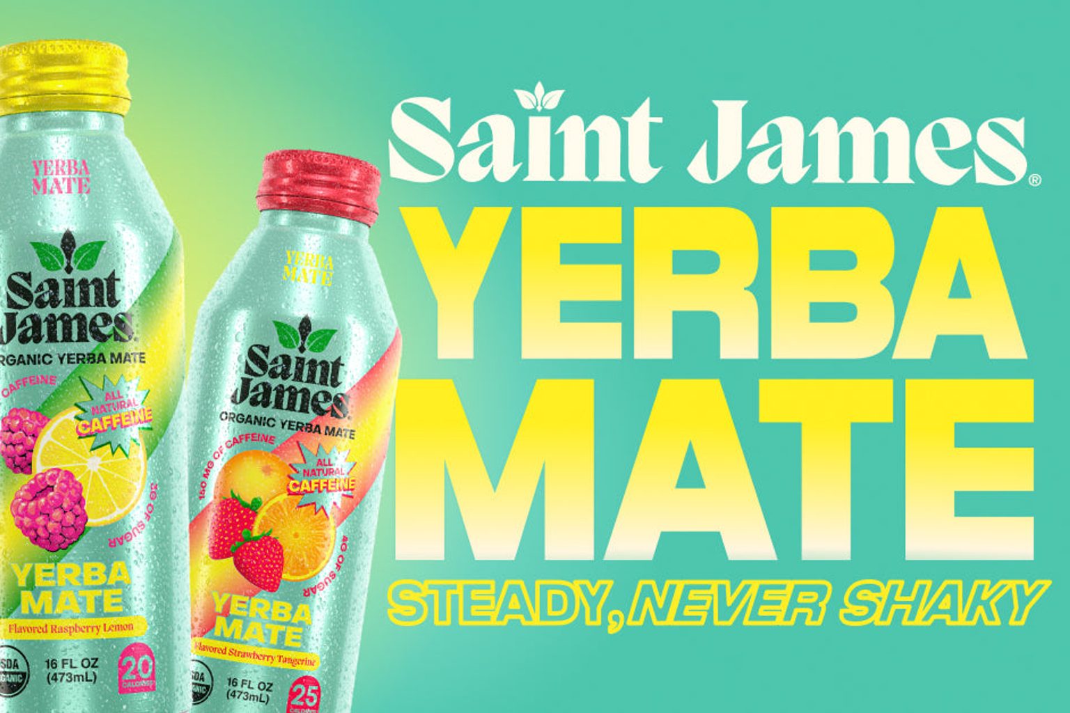 Saint James Iced Tea Launches Organic Yerba Mate Line