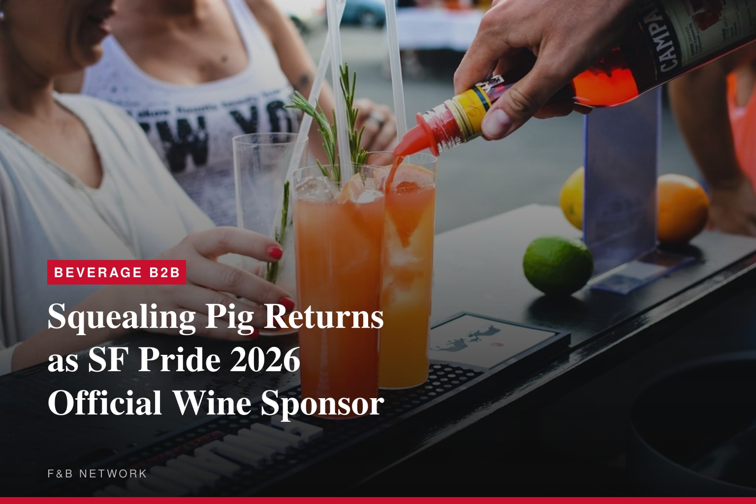 Squealing Pig Returns as SF Pride 2026 Official Wine Sponsor