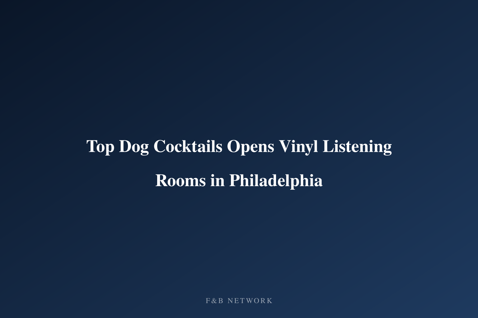 Top Dog Cocktails Expands RTD Distribution via Retail Listening Room Model